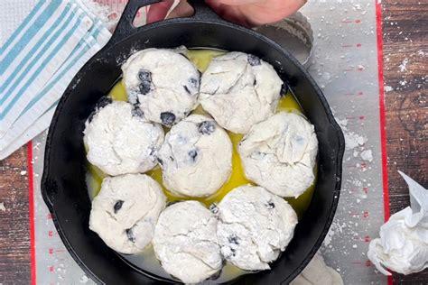 Easy Blueberry Biscuits Baked Broiled And Basted