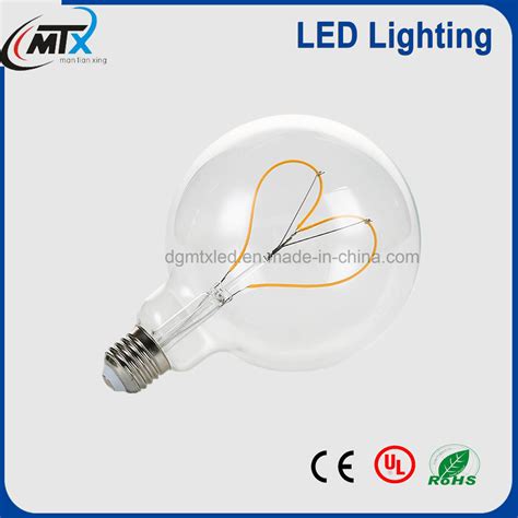 4w 2200k Edison Style Vintage G80 G125 Led Filament Bulb China Led Filament Bulb And G125 Led