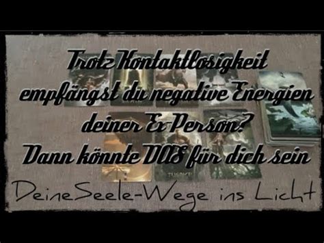 Trotz Kontaktlosigkeit empfängst du negative Energien deiner Ex Person