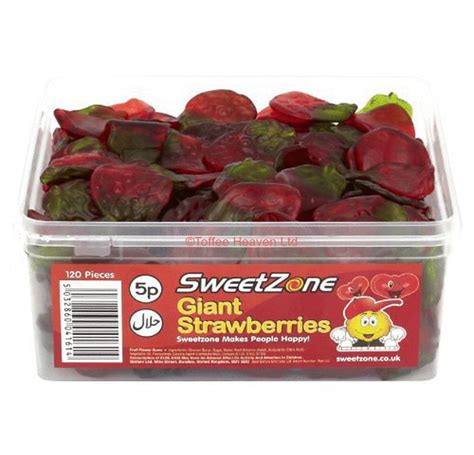 Sweetzone Giant Strawberries Halal Sweets