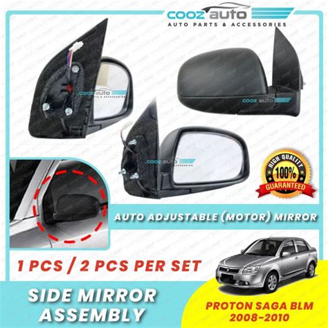 Proton Saga BLM 2008 2010 Auto Motor Power Adjustable Side Mirror