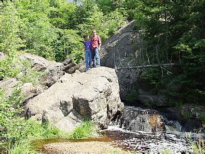 Craig Lake State Park - Nelligan Creek Falls Baraga County MI Fishing ...