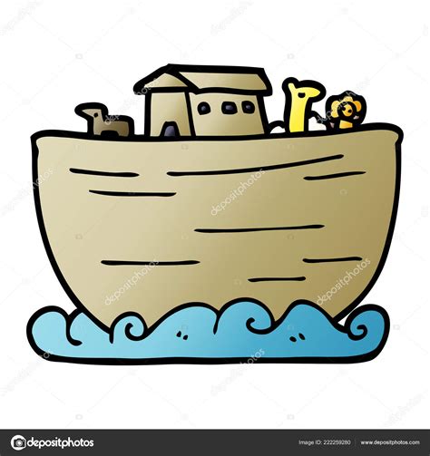 Cartoon Doodle Noahs Ark Stock Vector Image By ©lineartestpilot 222259280