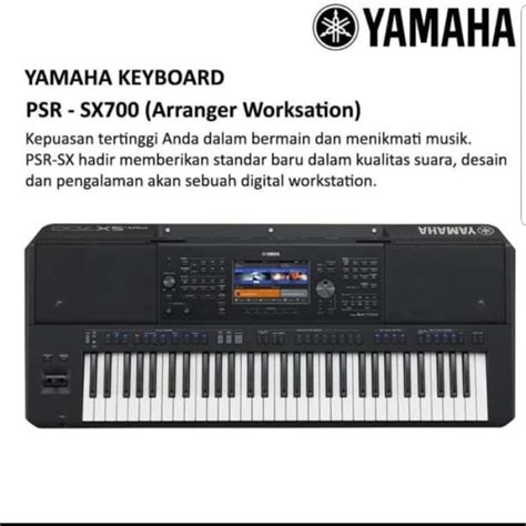 Jual KEYBOARD YAMAHA PSR SX700 SX 700 GARANSI RESMI ORIGINAL Di Seller