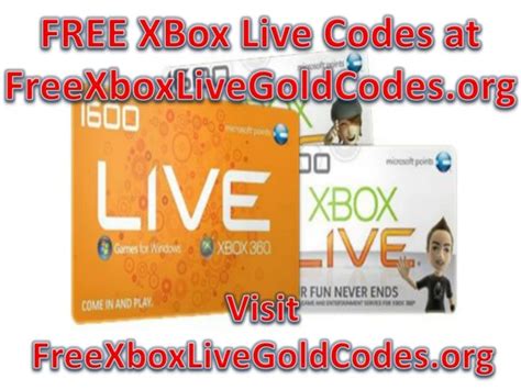 Ppt Live Xbox Code Generator Powerpoint Presentation Free Download Id7494348