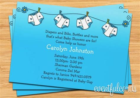 Diapers Baby Shower Invitations by eventfulcards on Etsy