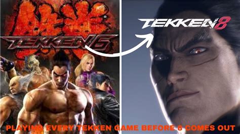 Playing Every Tekken Game Until Tekken Comes Out Tekken Youtube