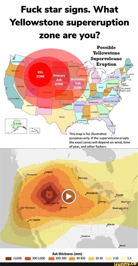 Fuck Star Signs What Yellowstone Supereruption Zone Are You Possible Yellowstone Supervolcano