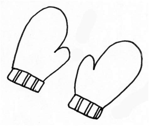 coloriage d une paire de gants Tête à modeler