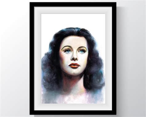 Hedy Lamarr Portrait Hedwig Eva Maria Kiesler Actress Inventor Film