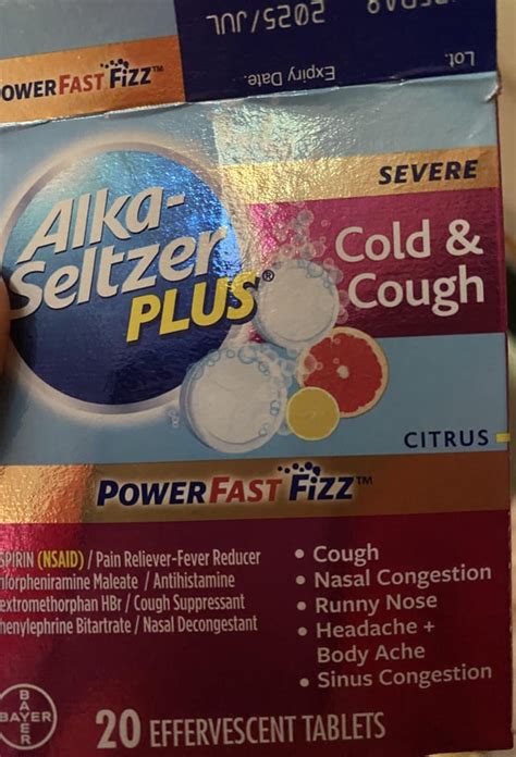 Is Alka-seltzer plus, cold and cough safe? : r/alphagal