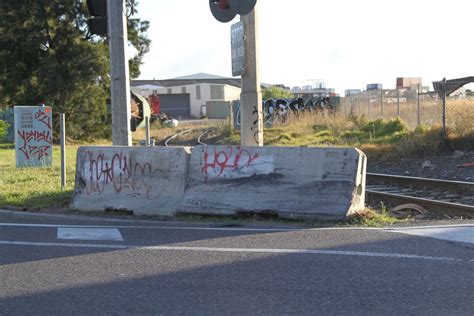 Three Years On The Massive Concrete Barriers Still There But Beaten