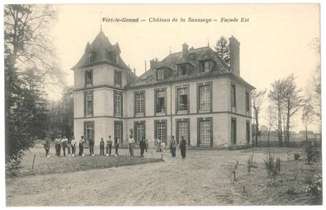 Cartes Postales Anciennes De Vert Le Grand Mairie De Vert Le Grand