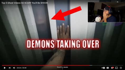 Top 5 Ghost Videos So Scary You Ll Be Shook J R Reacts Youtube