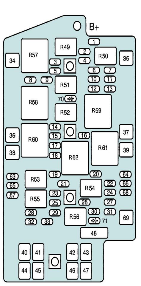 Fuses And Relays Buick Rendezvous 2002 2007