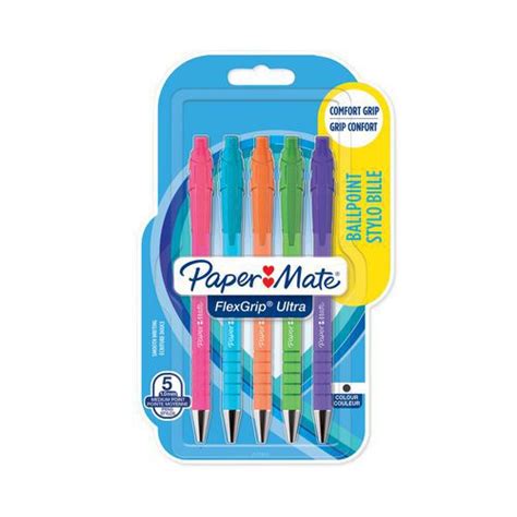 Stylo Bille Flexgrip Ultra Bright R Tractable Paper Mate Manutan Fr