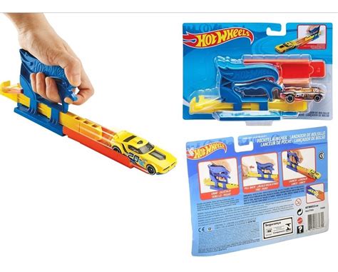 Hot Wheels Lanzador De Bolsillo Con Auto Juguete Ni O Cuotas Sin Inter S