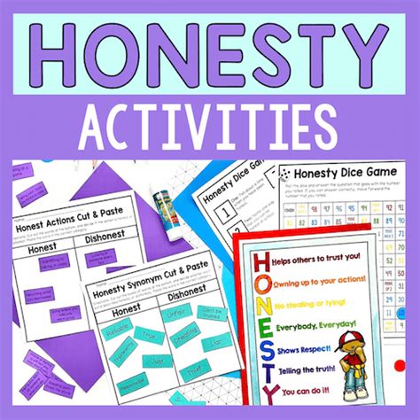 Honesty Activities For Kids