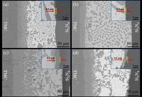 Microstructure Of The TMC Si3N4 Joints Brazed At 820 For Different