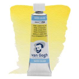 Van Gogh Watercolors Permanent Lemon Yellow 10ml Tube Jerry S Artarama