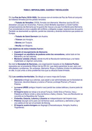 Tema Imperialismo Guerra Y Revoluci N Pdf