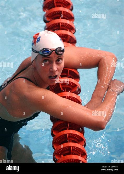 Katy Sexton In The Women 200m Backstroke Semi Finals During The British