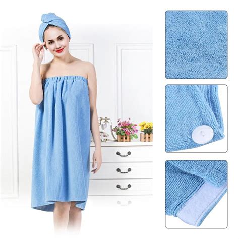 Yosoo Women Soft Bath Body Wrap Set Shower Spa Towel Bath Wrap With