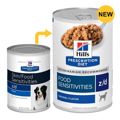 Hill's Prescription Diet Z/D Food Sensitivities Original Flavour Wet Dog Food 370gm 12 Cans ...