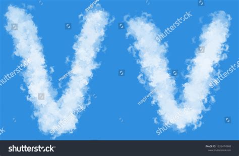 Cloud Letters Clouds Clipart Cloud Alphabats Stock Illustration ...