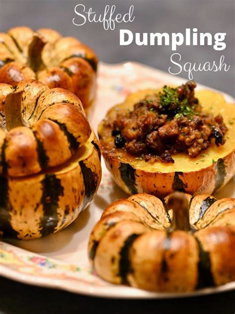 stuffed dumpling squash - ChinDeep