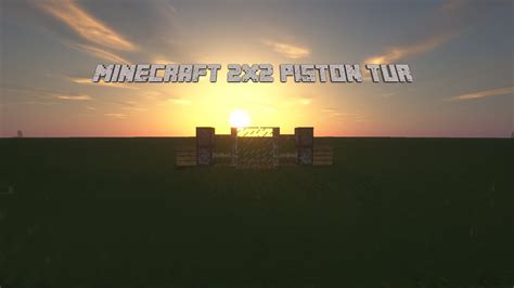 Minecraft X Piston T R De Youtube