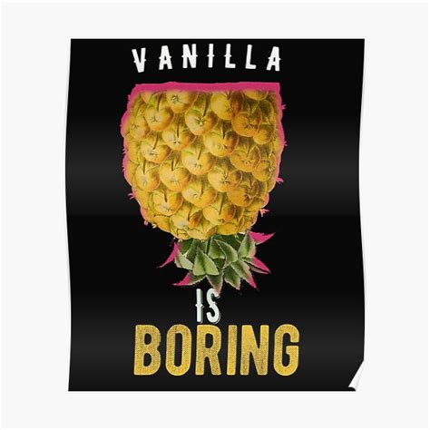 Swinger Upside Down Pineapple Posters Redbubble