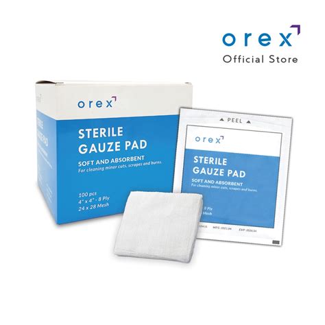 Orex Sterile Gauze Pad Gauze Swab Gauze Sponge 2x23x34x4