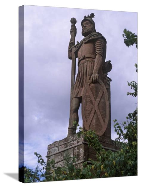 Statue Of William Wallace Stirling Stirlingshire Scotland Uk