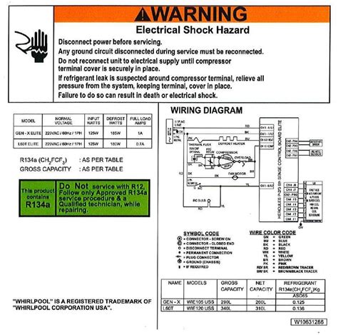 Whirlpool Fridge Freezer Wiring Diagram Circuit Diagram