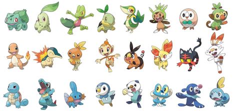 【ポケットモンスター】ポケモンの歴代御三家一覧 Renote リノート