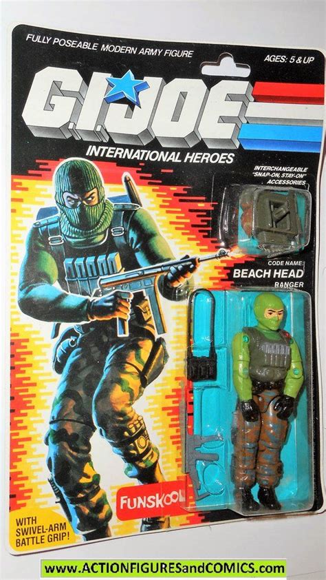 Gi Joe BEACHHEAD 1986 1999 Funskool Hasbro Vintage G I Moc Old School