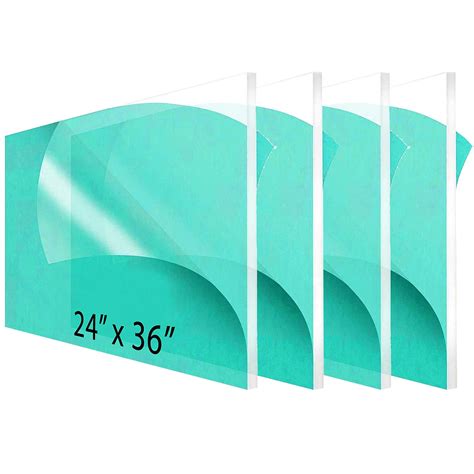 Buy 2 Pack 18 Thick Clear Acrylic Sheets 24 X 36 Pre Cut