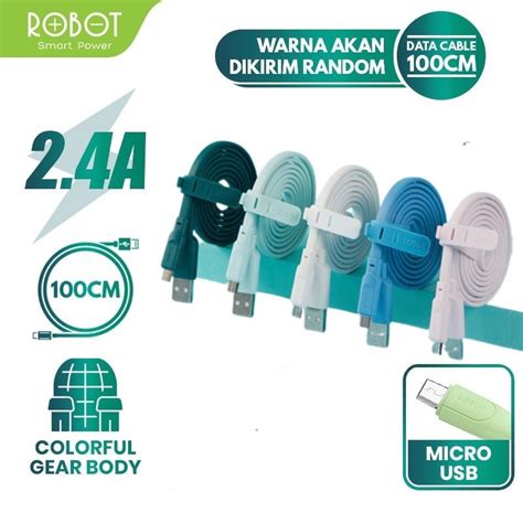 Jual Robot Kabel Data Rt Am Data Cable Micro Usb A Cm Colorful