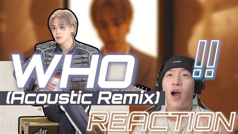 지민 Jimin Who Acoustic Remix Visualizer Oh MY GOD 1000