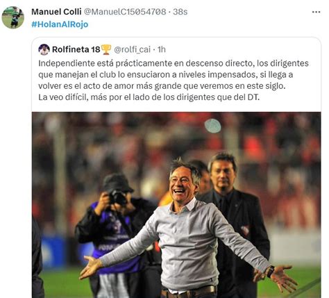 Tras La Renuncia De Zielinski Los Hinchas De Independiente Ya Eligieron A Su Reemplazante