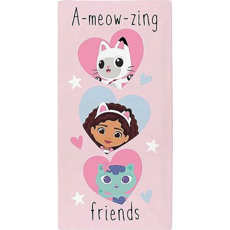 Gabbys Dollhouse A Meow Zing Friends Towel • Pris