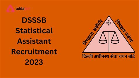 Dsssb Statistical Assistant Recruitment 2023 Apply Online Link