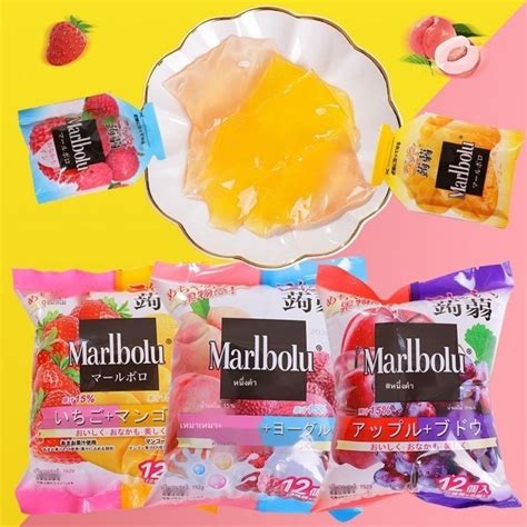 2 Flavors Jelly Mixed In One Package ORIHIRO Konnyaku Konjac With Fruit