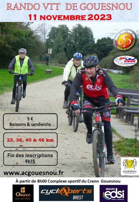 Flyer Rando Vtt De L Ac Gouesnou Le Ref