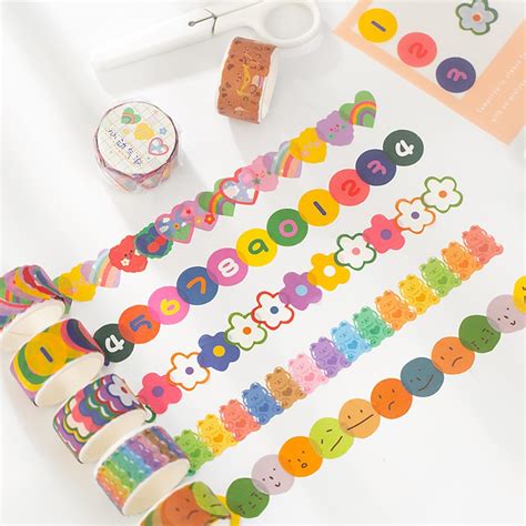 Washi Klebeb Nder Mit Cartoon Stickern Ultimus Ch