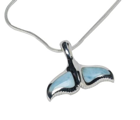 Larimar Whale Tail Necklace By Marahlago Amnh Store