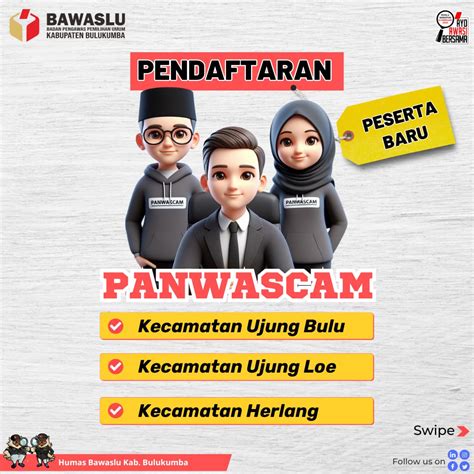 Rekrutmen Panwascam Pilkada Dibuka Di Tiga Kecamatan Pendaftaran