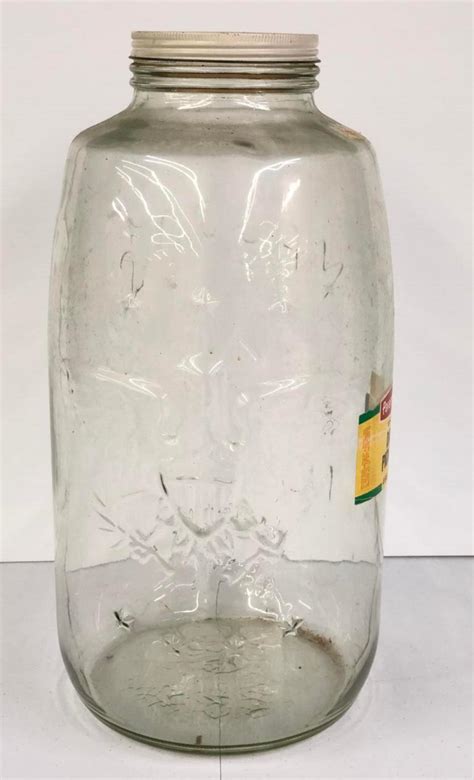 Auction Ohio 4 Gallon Mason Jar With Lid