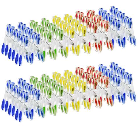 Mollette Bucato Set Da 120 Plastica Multicolore DeubaXXL